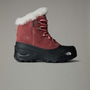 Botas The North Face Shellista V Lace Waterproof Snow Criança Vermelhas | NF0A49T2E