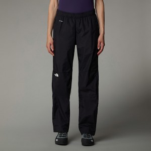 Calças The North Face Antora Rain Feminino Pretas | NF0A11W8V