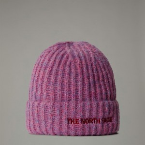 Gorro The North Face Fohair Cabin Feminino Roxo | NF0A59D1J