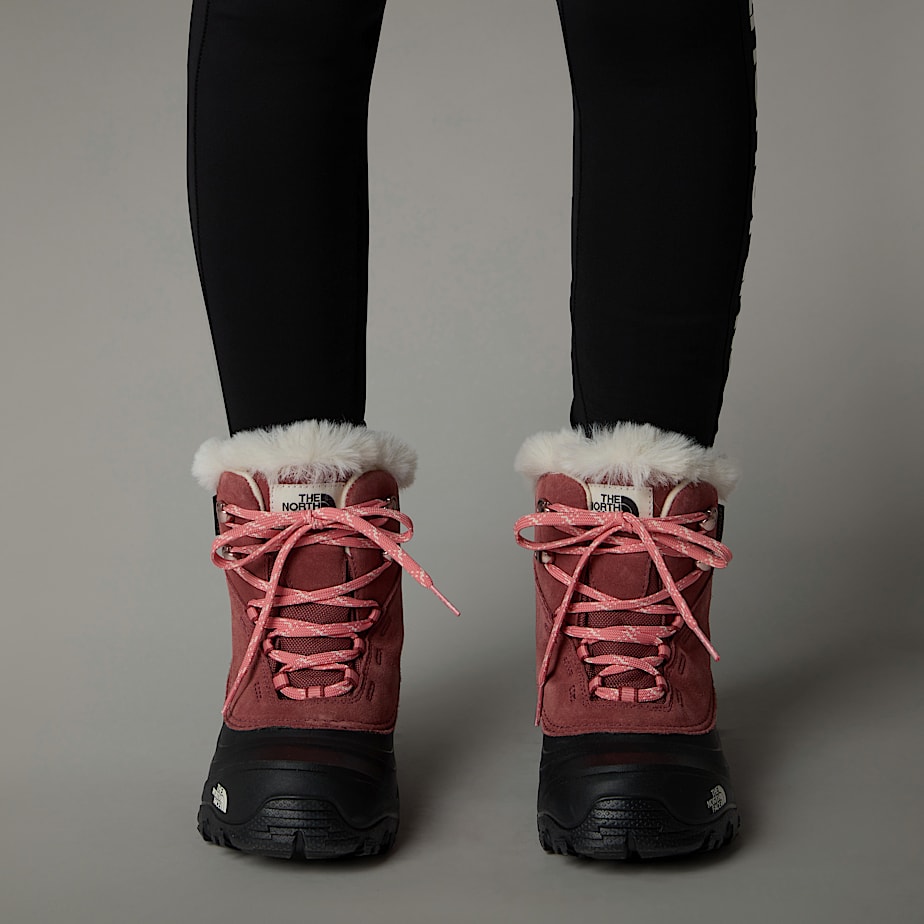 Botas The North Face Shellista V Lace Waterproof Snow Criança Vermelhas | NF0A49T2E