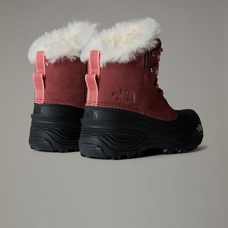Botas The North Face Shellista V Lace Waterproof Snow Criança Vermelhas | NF0A49T2E