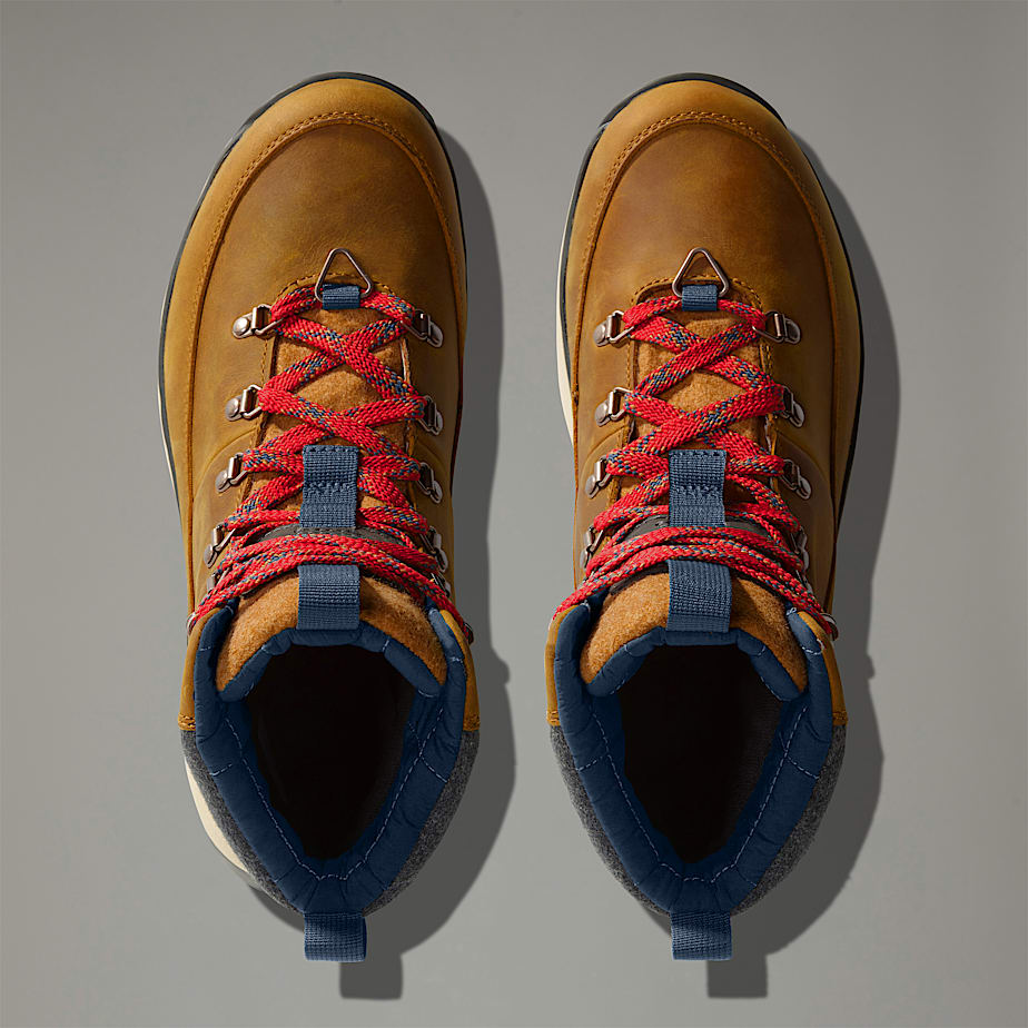 Botas de Neve The North Face Bergen Leather Waterproof Masculino Marrom | NF0A62A9P