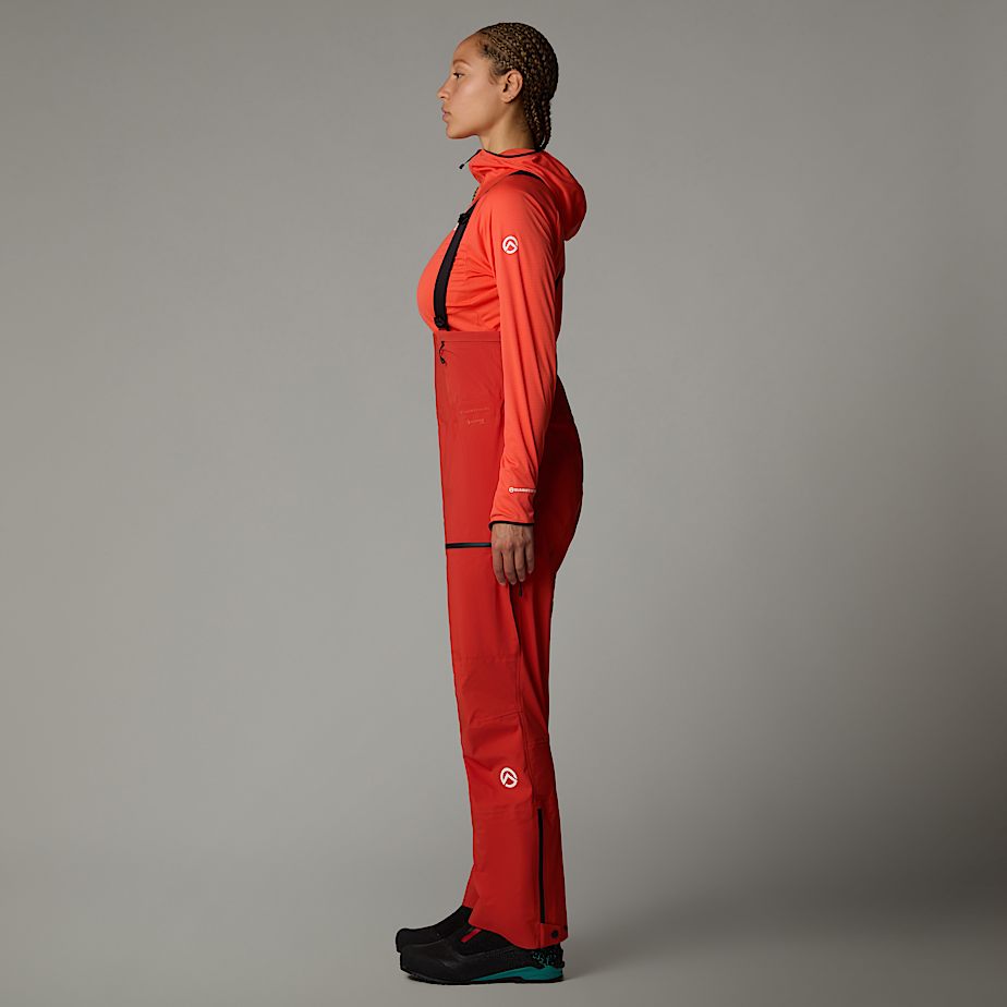 Calças De Babador The North Face Summit Pumori GORE-TEX® Pro Feminino Vermelhas | NF0A42J7F