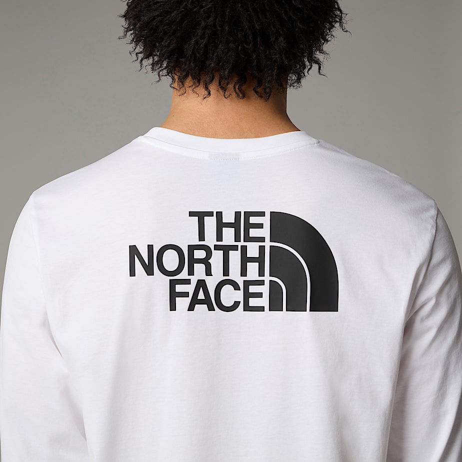 Camiseta The North Face Easy Long-Sleeve Masculino Branco | NF0A20M7S