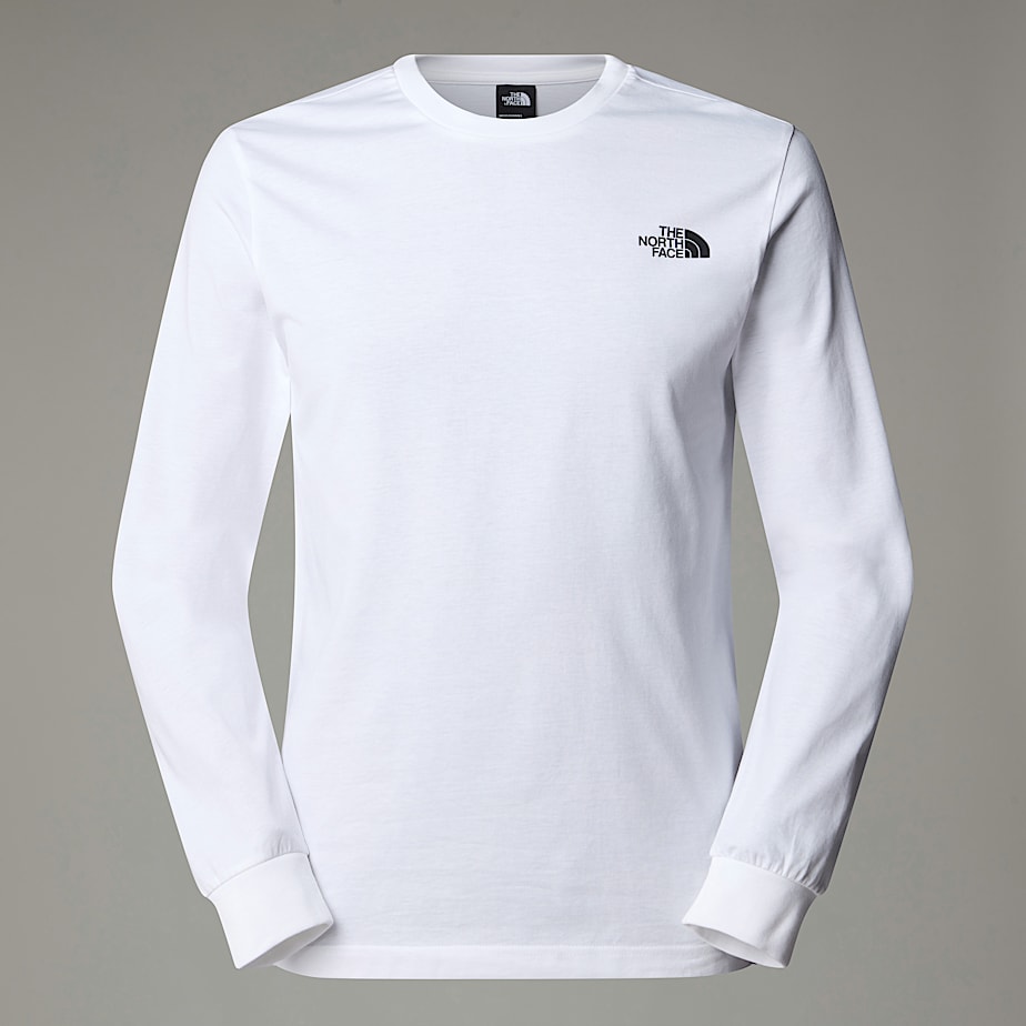 Camiseta The North Face Easy Long-Sleeve Masculino Branco | NF0A20M7S