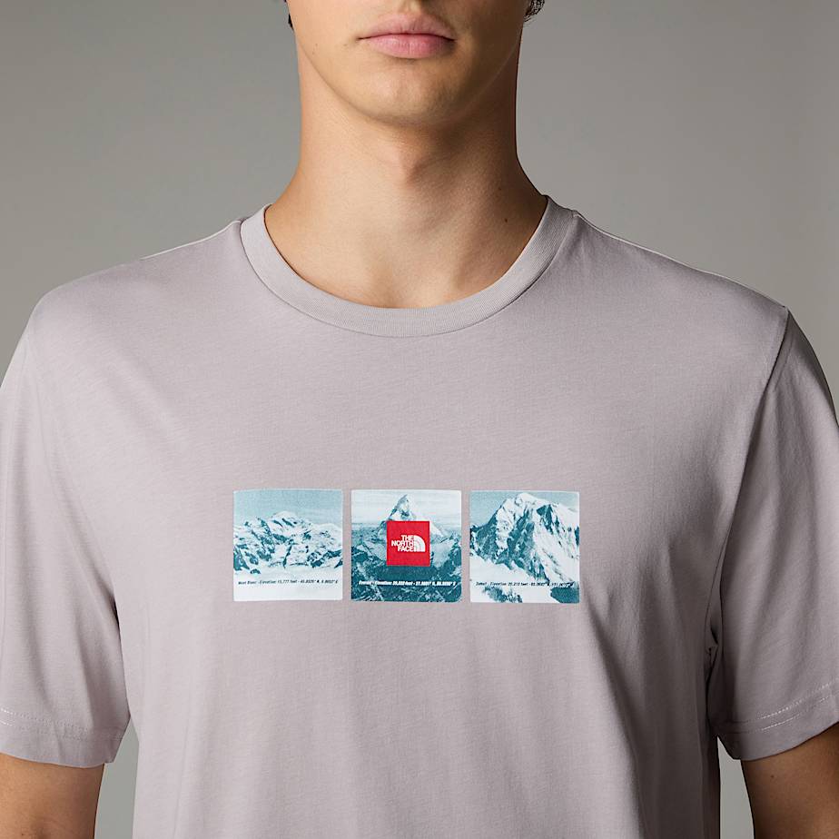 Camiseta The North Face Expedition System Graphic Masculino Cinzentas | NF0A32B6Y