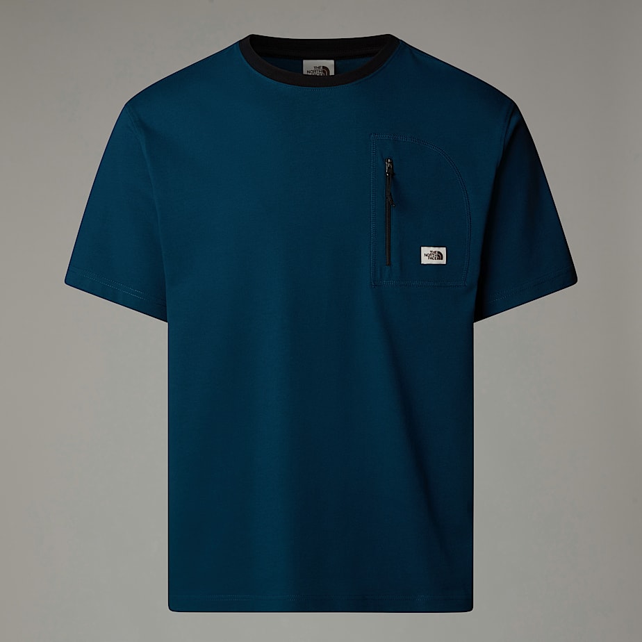 Camiseta The North Face Heritage Pocket Masculino Azul Marinho | NF0A37S1U