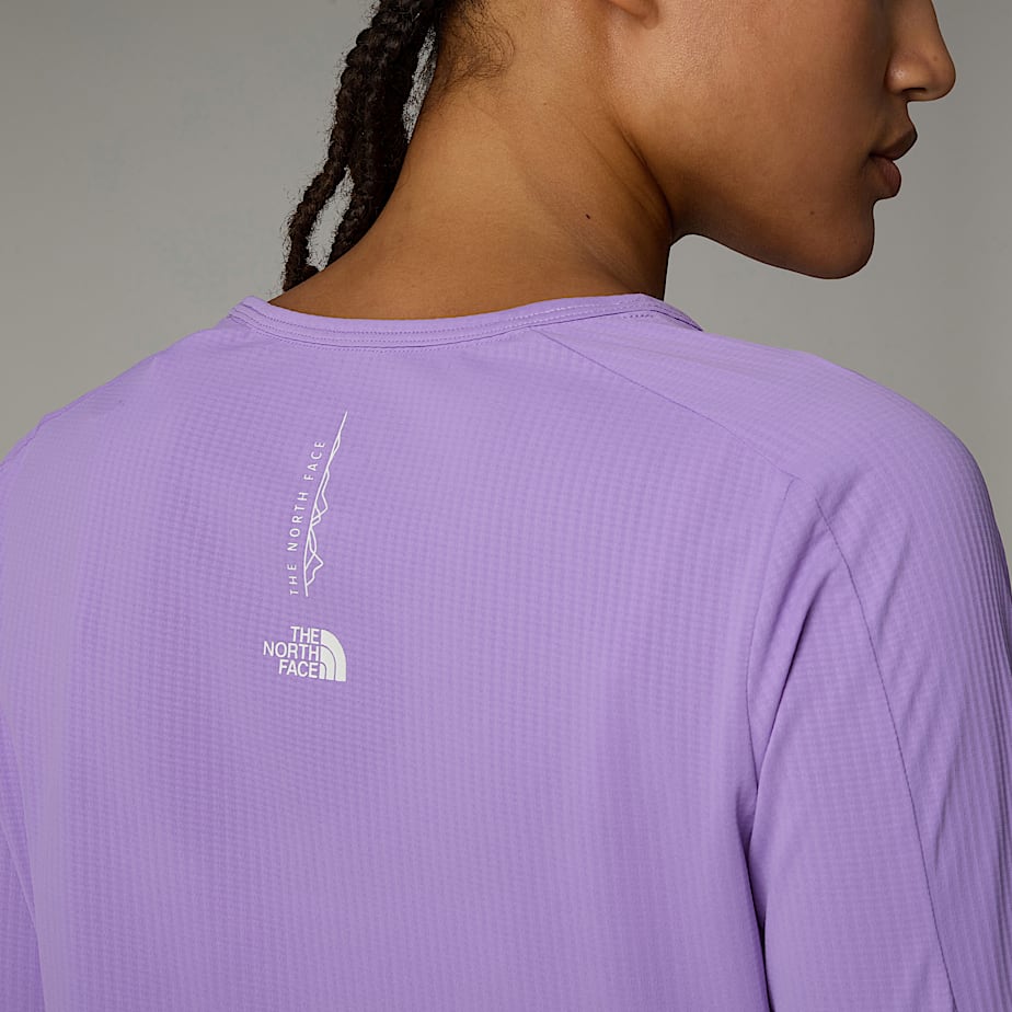 Camiseta The North Face Kikash Long-Sleeve Feminino Roxo | NF0A90Z6Y
