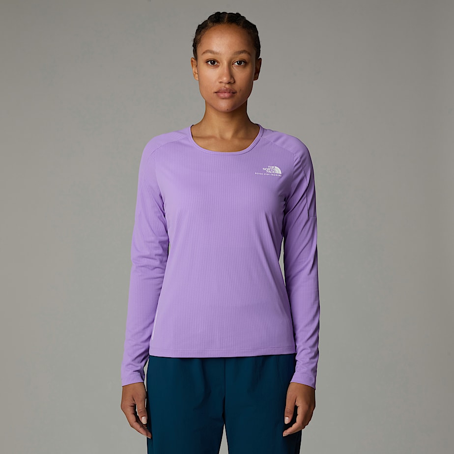 Camiseta The North Face Kikash Long-Sleeve Feminino Roxo | NF0A90Z6Y