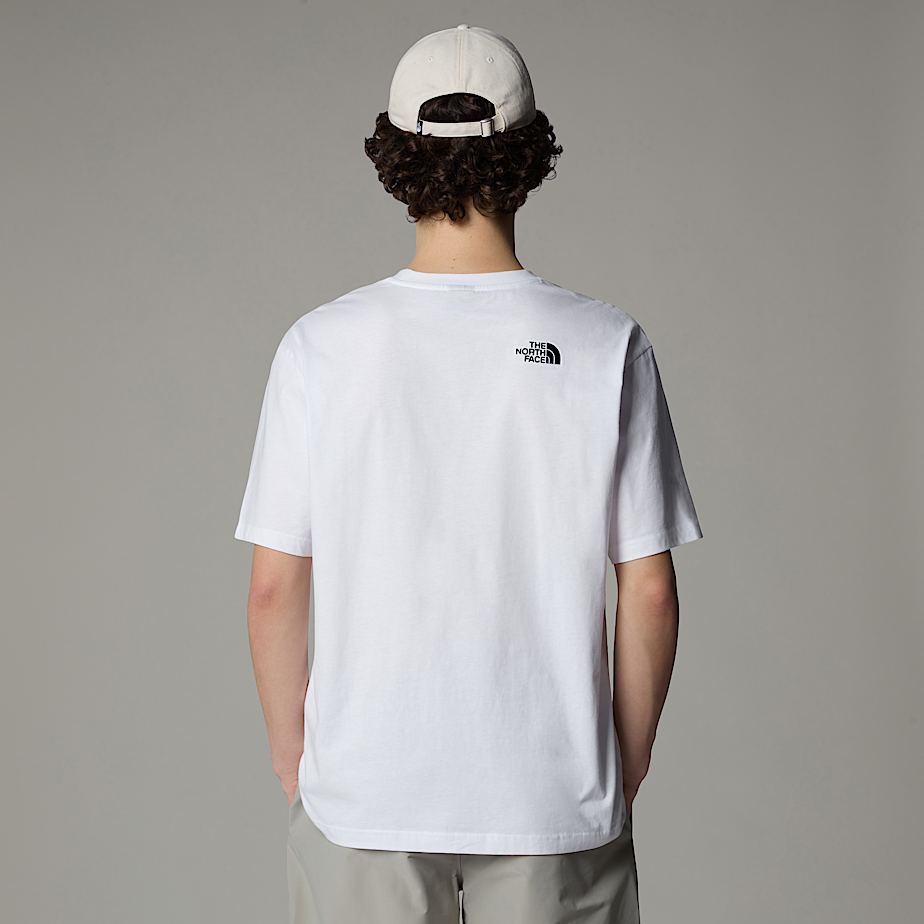Camiseta The North Face Oversized Simple Dome Masculino Branco | NF0A20L6R