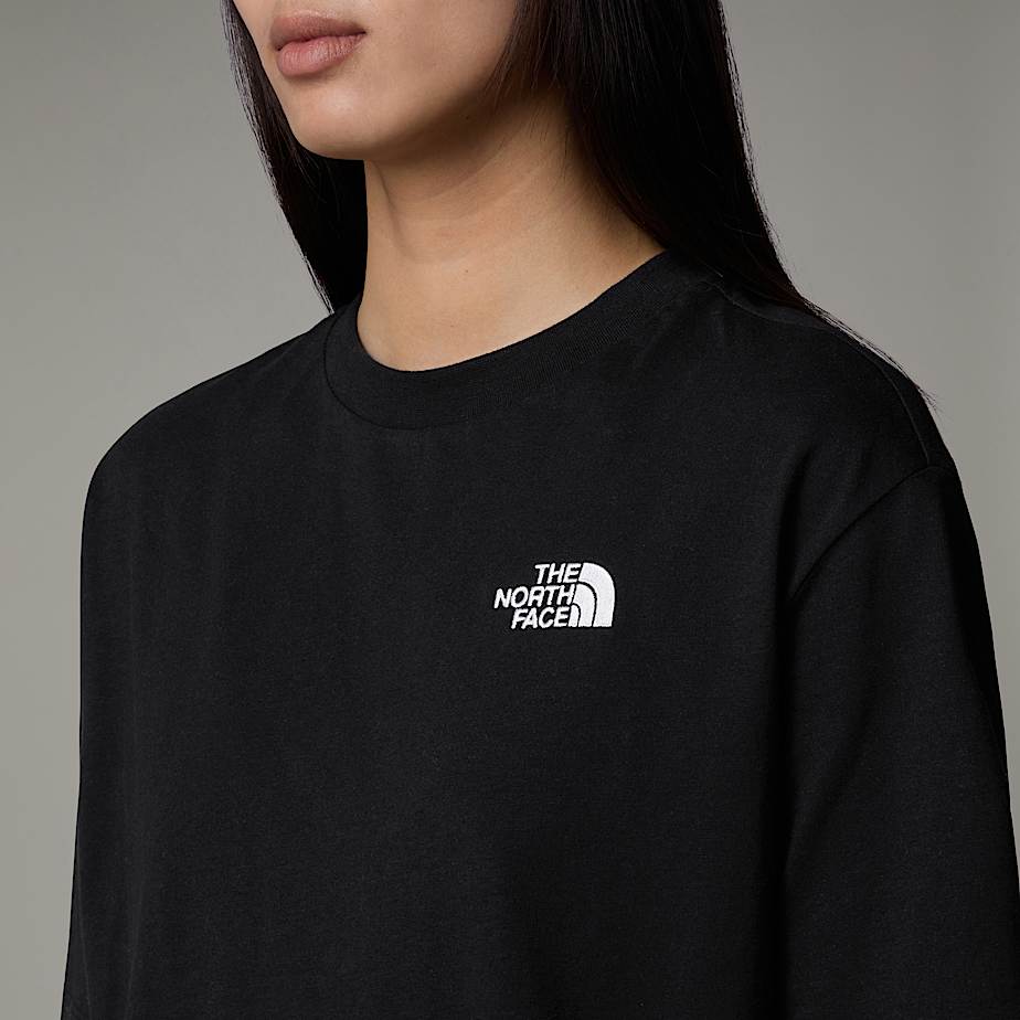 Camiseta The North Face Oversized Simple Dome Feminino Pretas | NF0A94H3W