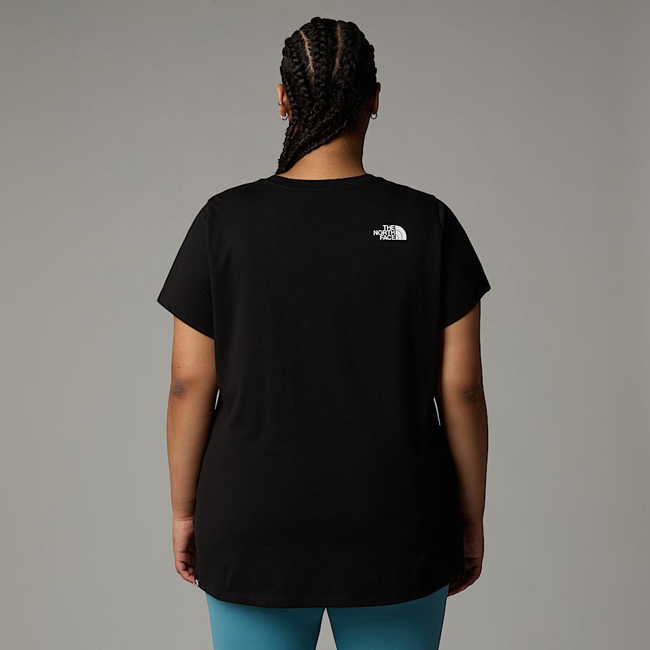 Camiseta The North Face Plus Size Simple Dome Feminino Pretas | NF0A51V5Q