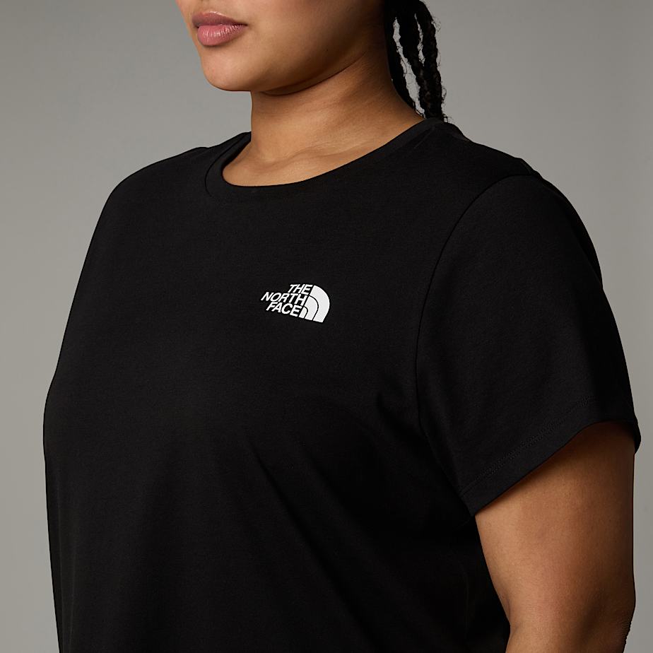 Camiseta The North Face Plus Size Simple Dome Feminino Pretas | NF0A51V5Q
