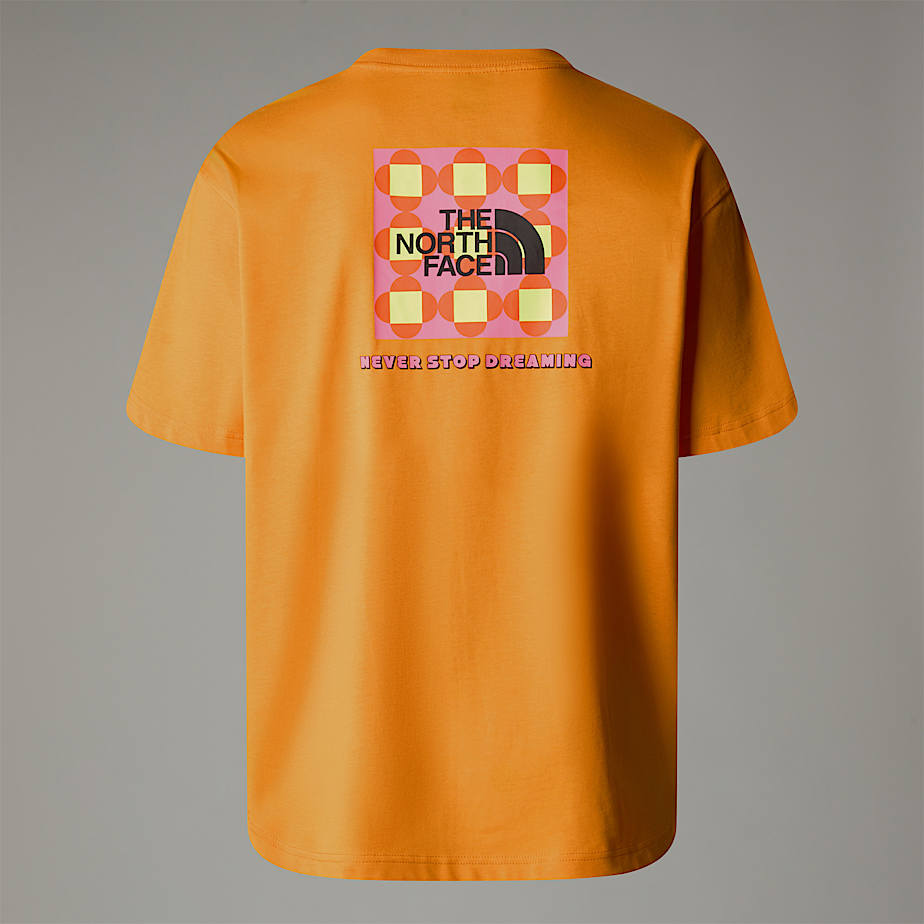 Camiseta The North Face X Yinka Ilori Box Graphic Feminino Abricó | NF0A18D3L