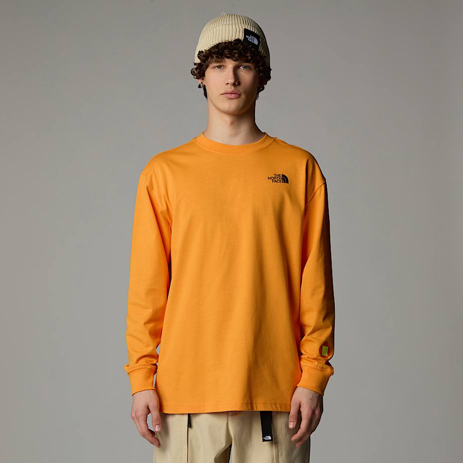 Camiseta The North Face X Yinka Ilori Graphic Long-Sleeve Masculino Abricó | NF0A08F0R