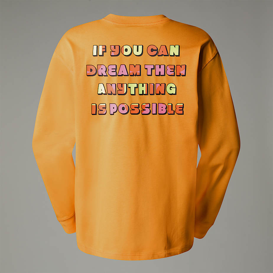 Camiseta The North Face X Yinka Ilori Graphic Long-Sleeve Masculino Abricó | NF0A08F0R