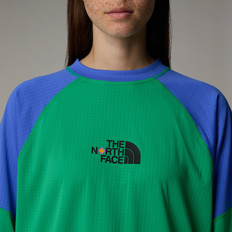 Camiseta The North Face X Yinka Ilori Long-Sleeve Tech Masculino Verdes | NF0A63V8P