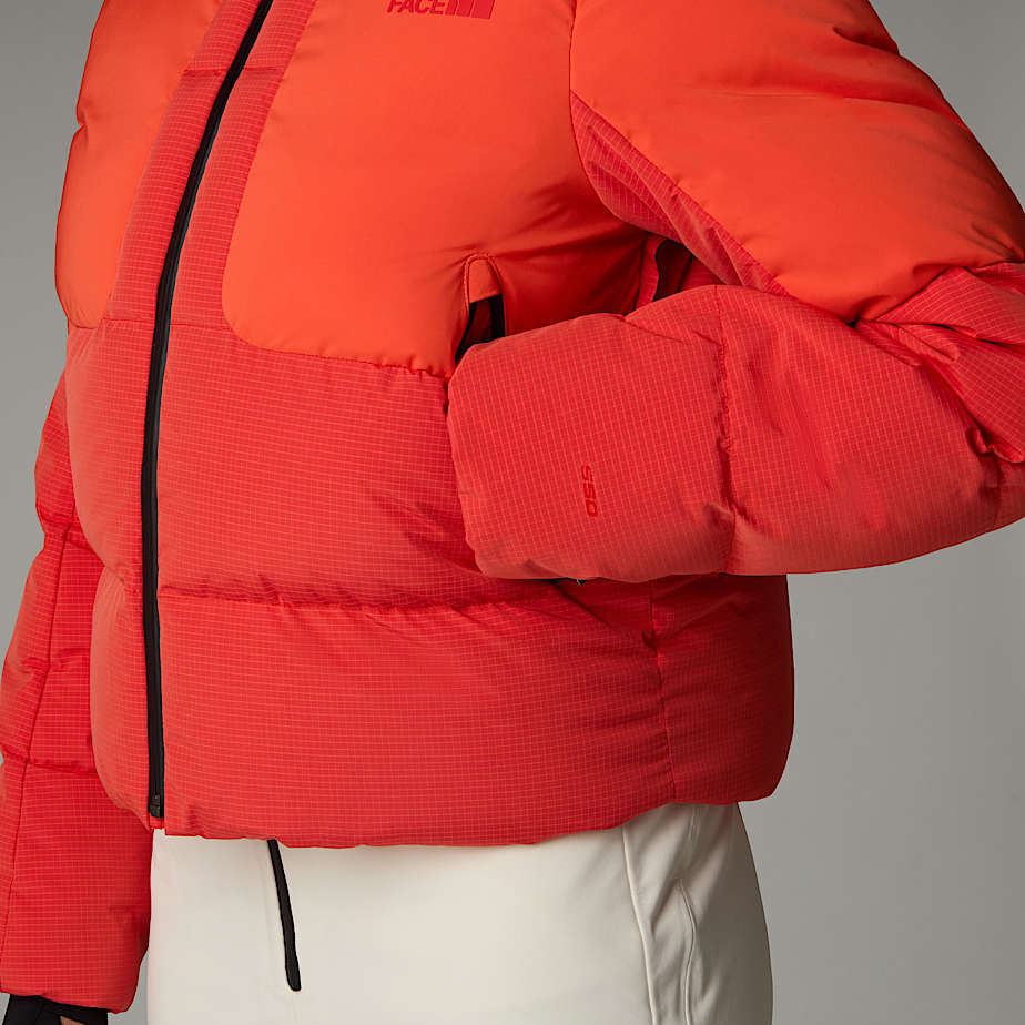 Casacos De Penas The North Face Cold Spell Cropped Feminino Vermelhas | NF0A70P2H
