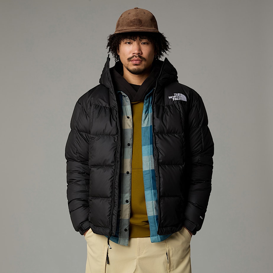 Casacos De Penas The North Face Lhotse Hooded Masculino Pretas | NF0A28Z7O