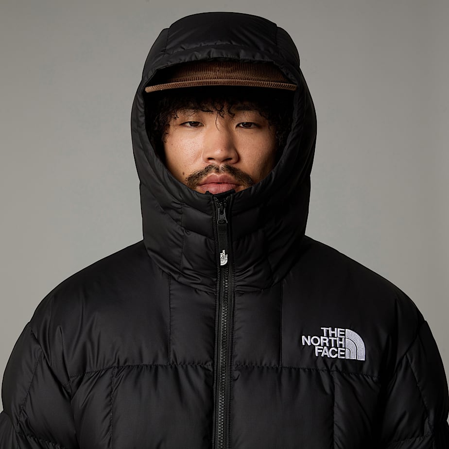 Casacos De Penas The North Face Lhotse Hooded Masculino Pretas | NF0A28Z7O