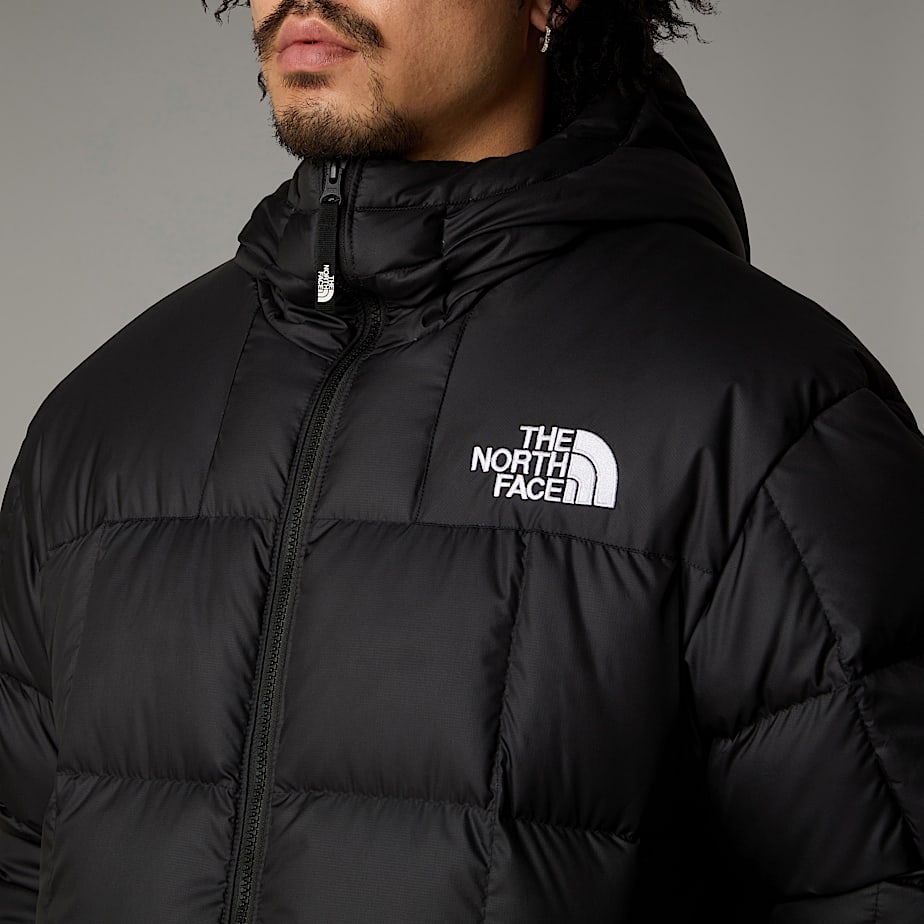 Casacos De Penas The North Face Lhotse Hooded Masculino Pretas | NF0A28Z7O