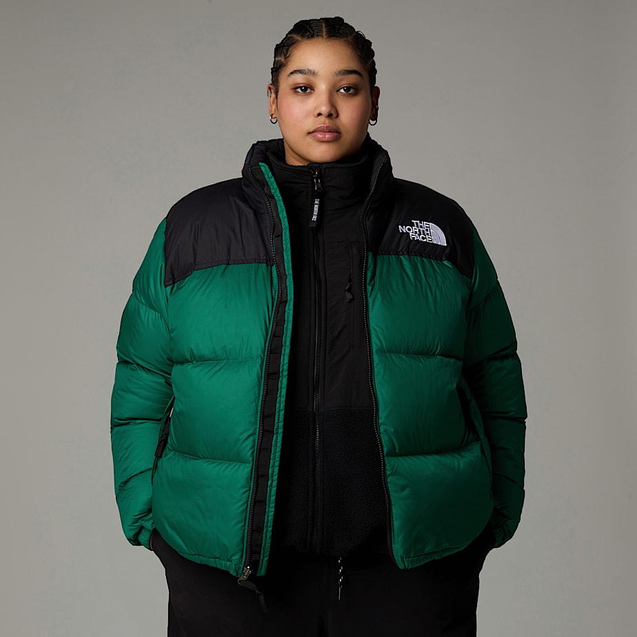 Casacos De Penas The North Face Plus Size 1996 Retro Nuptse Feminino Verdes | NF0A41F6N