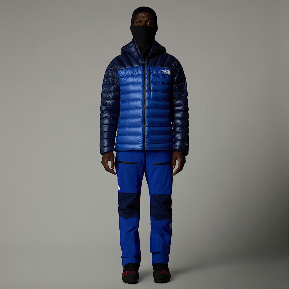 Casacos De Penas The North Face Summit Breithorn Hooded Masculino Azuis | NF0A48E1P