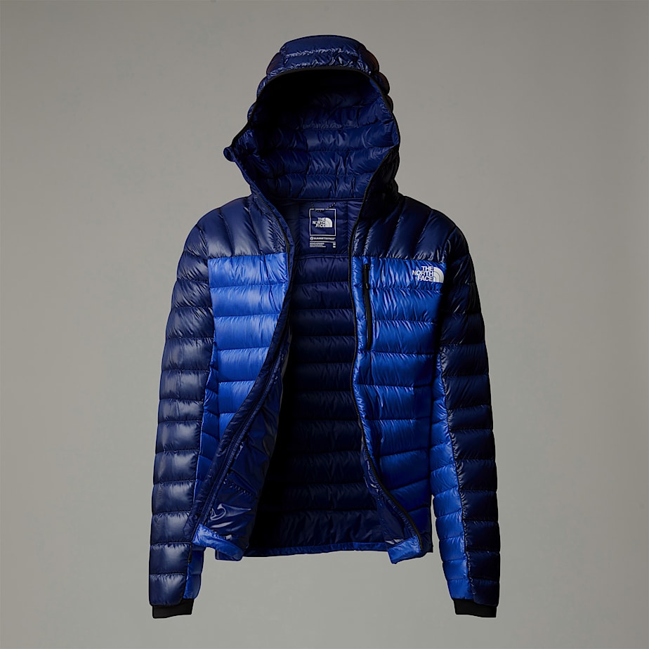 Casacos De Penas The North Face Summit Breithorn Hooded Masculino Azuis | NF0A48E1P