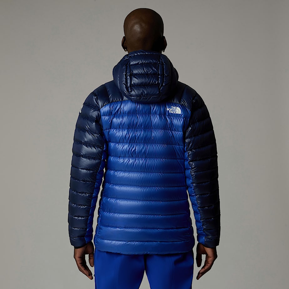 Casacos De Penas The North Face Summit Breithorn Hooded Masculino Azuis | NF0A48E1P
