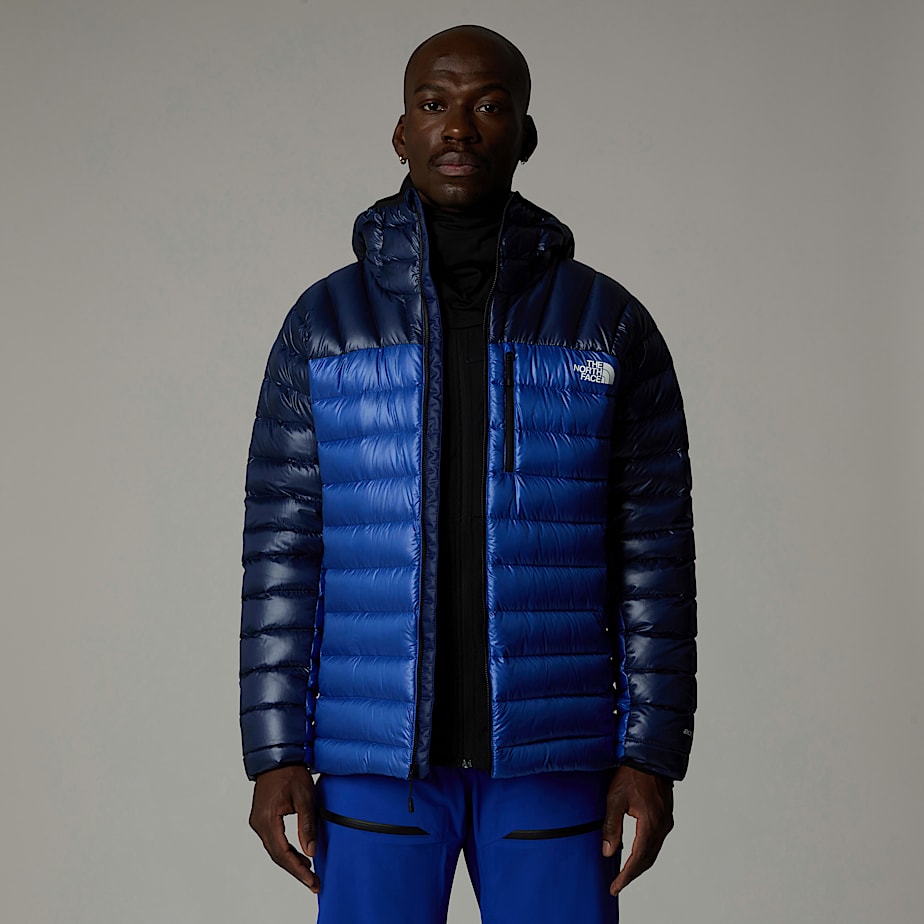 Casacos De Penas The North Face Summit Breithorn Hooded Masculino Azuis | NF0A48E1P