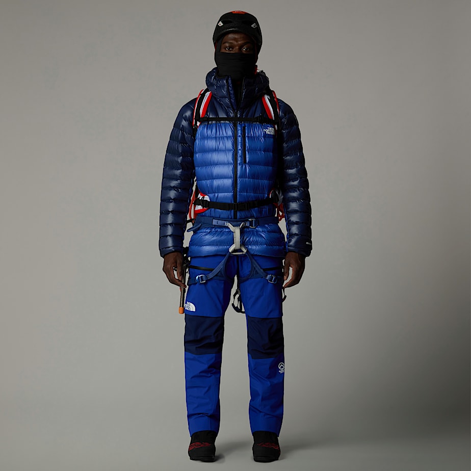 Casacos De Penas The North Face Summit Breithorn Hooded Masculino Azuis | NF0A48E1P
