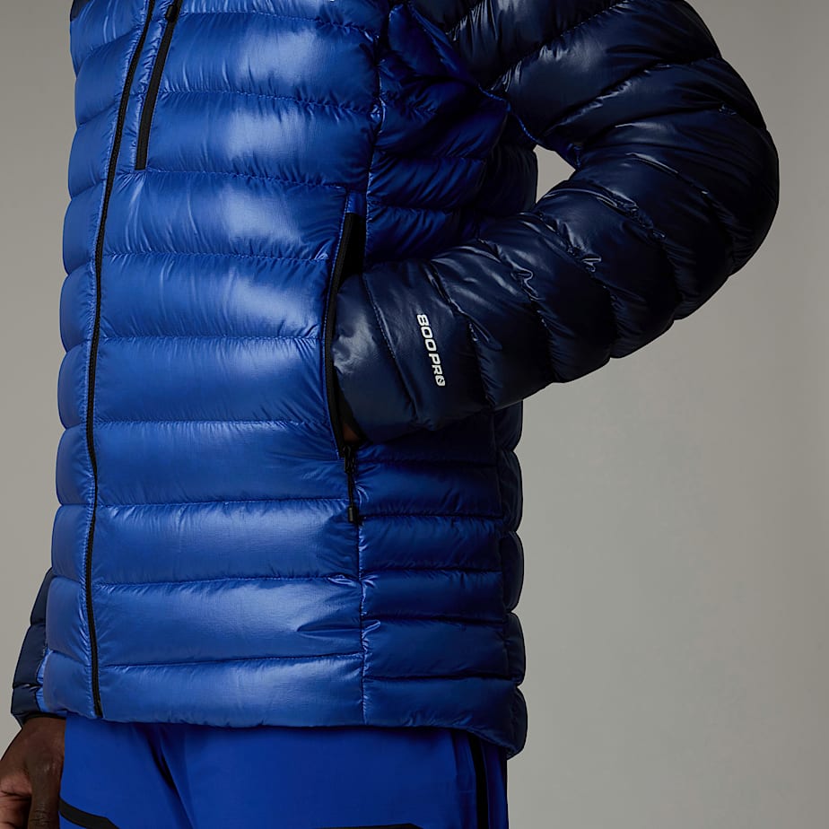 Casacos De Penas The North Face Summit Breithorn Hooded Masculino Azuis | NF0A48E1P