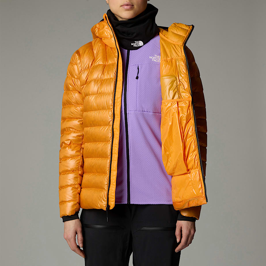 Casacos De Penas The North Face Summit Breithorn Hooded Feminino Abricó | NF0A54W4X