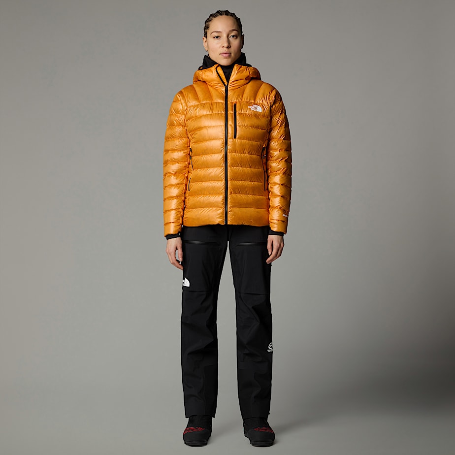 Casacos De Penas The North Face Summit Breithorn Hooded Feminino Abricó | NF0A54W4X