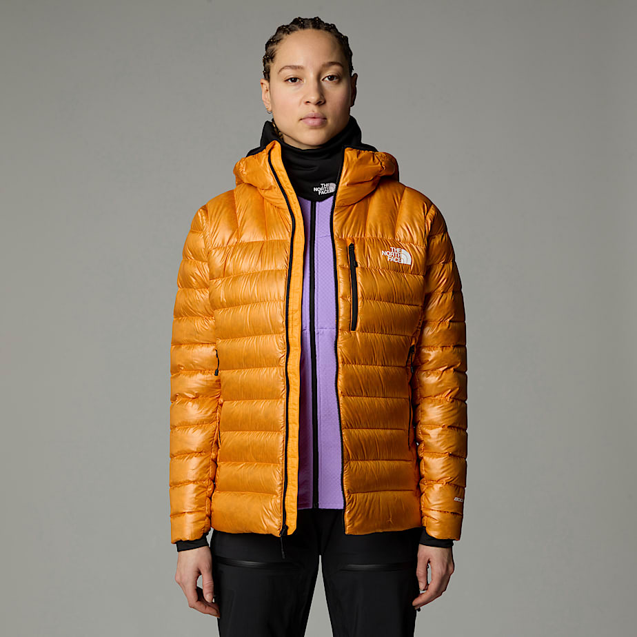 Casacos De Penas The North Face Summit Breithorn Hooded Feminino Abricó | NF0A54W4X