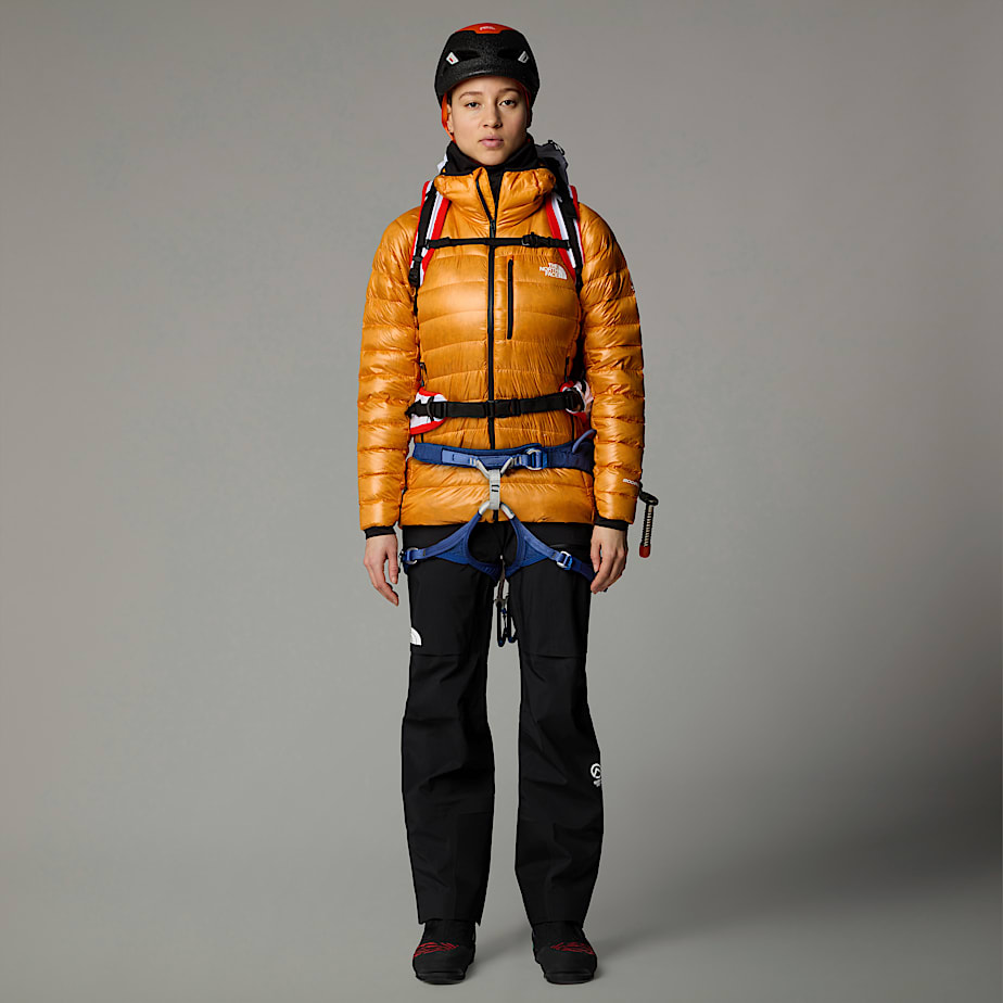 Casacos De Penas The North Face Summit Breithorn Hooded Feminino Abricó | NF0A54W4X