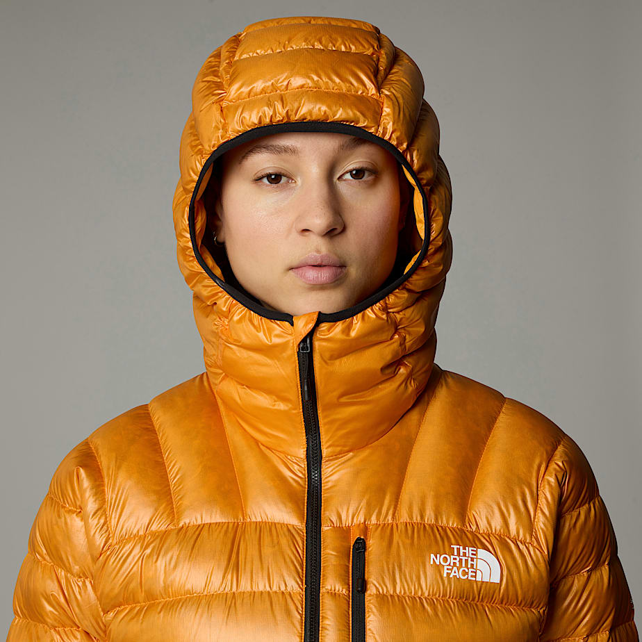 Casacos De Penas The North Face Summit Breithorn Hooded Feminino Abricó | NF0A54W4X