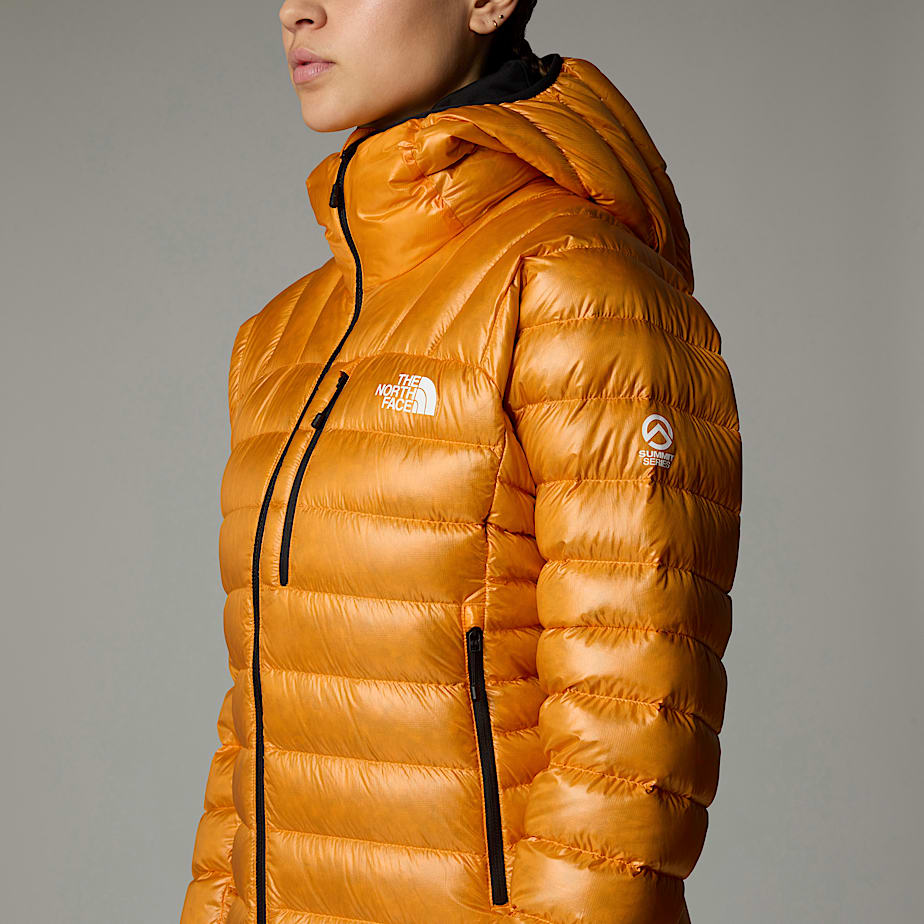 Casacos De Penas The North Face Summit Breithorn Hooded Feminino Abricó | NF0A54W4X