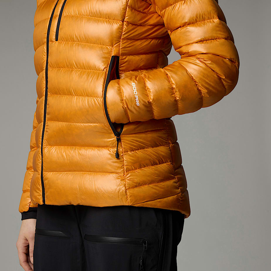 Casacos De Penas The North Face Summit Breithorn Hooded Feminino Abricó | NF0A54W4X