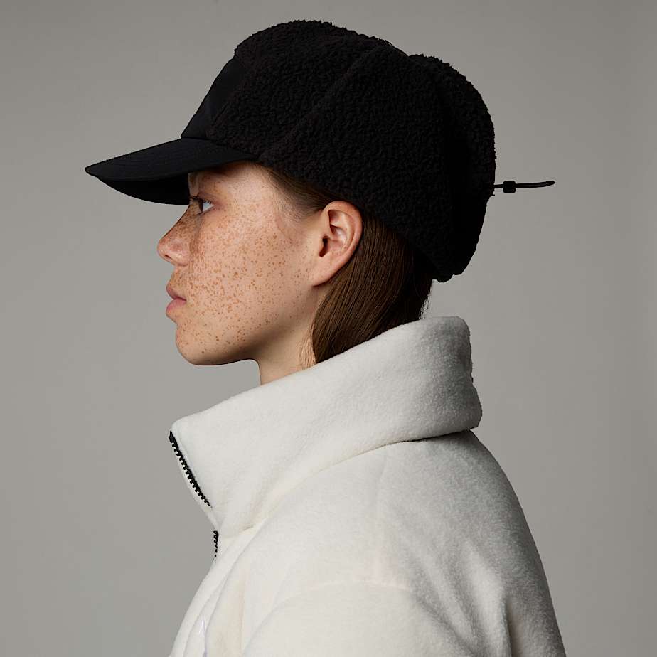 Chapeus The North Face Cragmont Fleece Trapper Feminino Pretas | NF0A40U0L