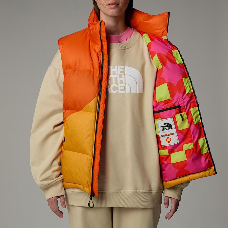 Colete de Penas The North Face X Yinka Ilori Feminino Laranja | NF0A72O9D