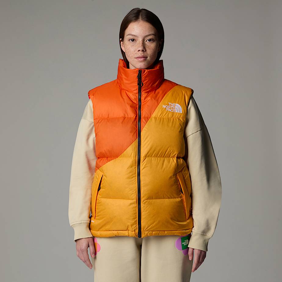 Colete de Penas The North Face X Yinka Ilori Feminino Laranja | NF0A72O9D
