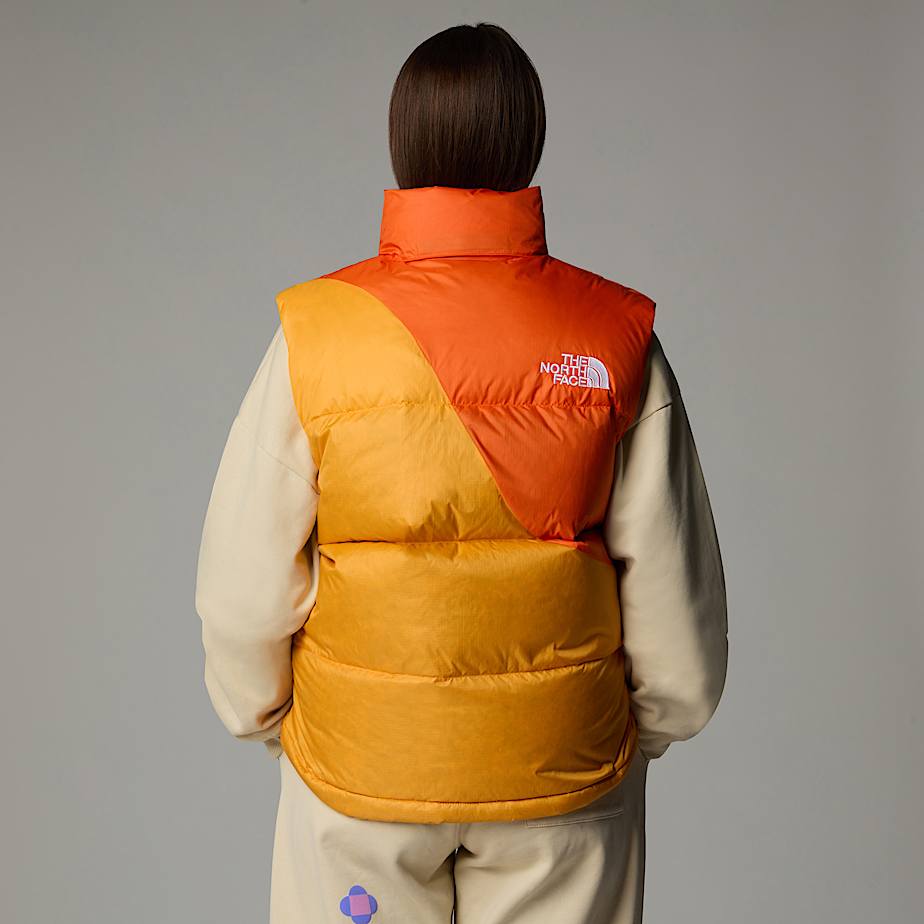 Colete de Penas The North Face X Yinka Ilori Feminino Laranja | NF0A72O9D