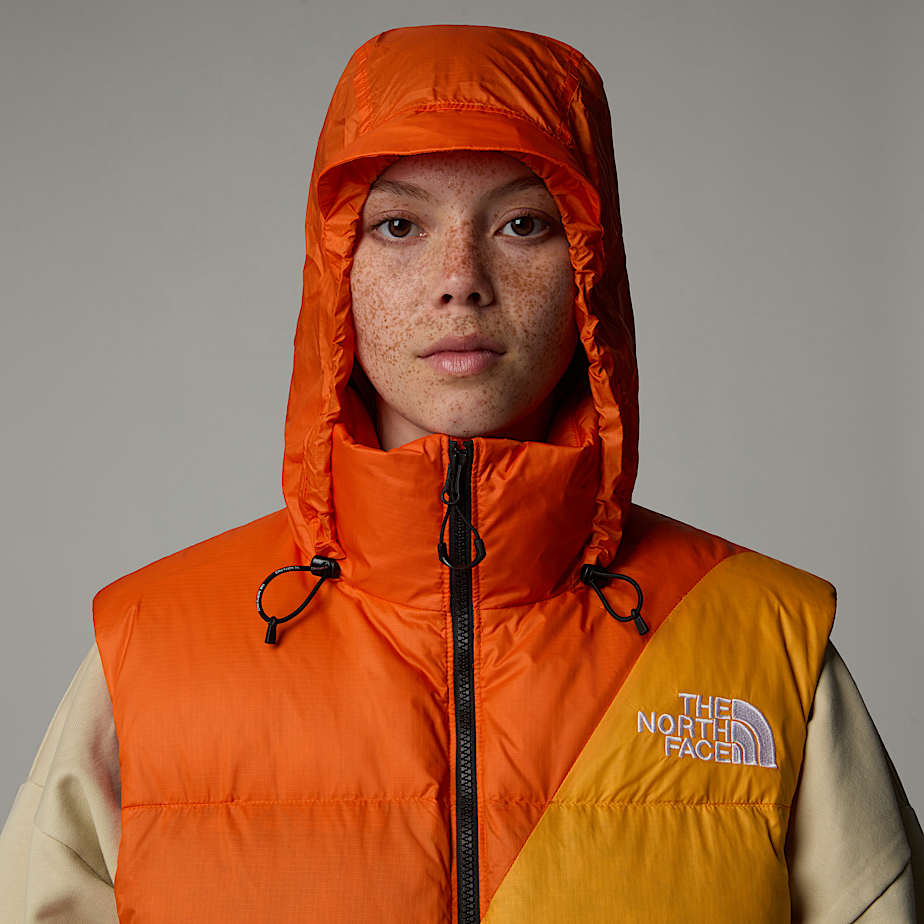 Colete de Penas The North Face X Yinka Ilori Feminino Laranja | NF0A72O9D