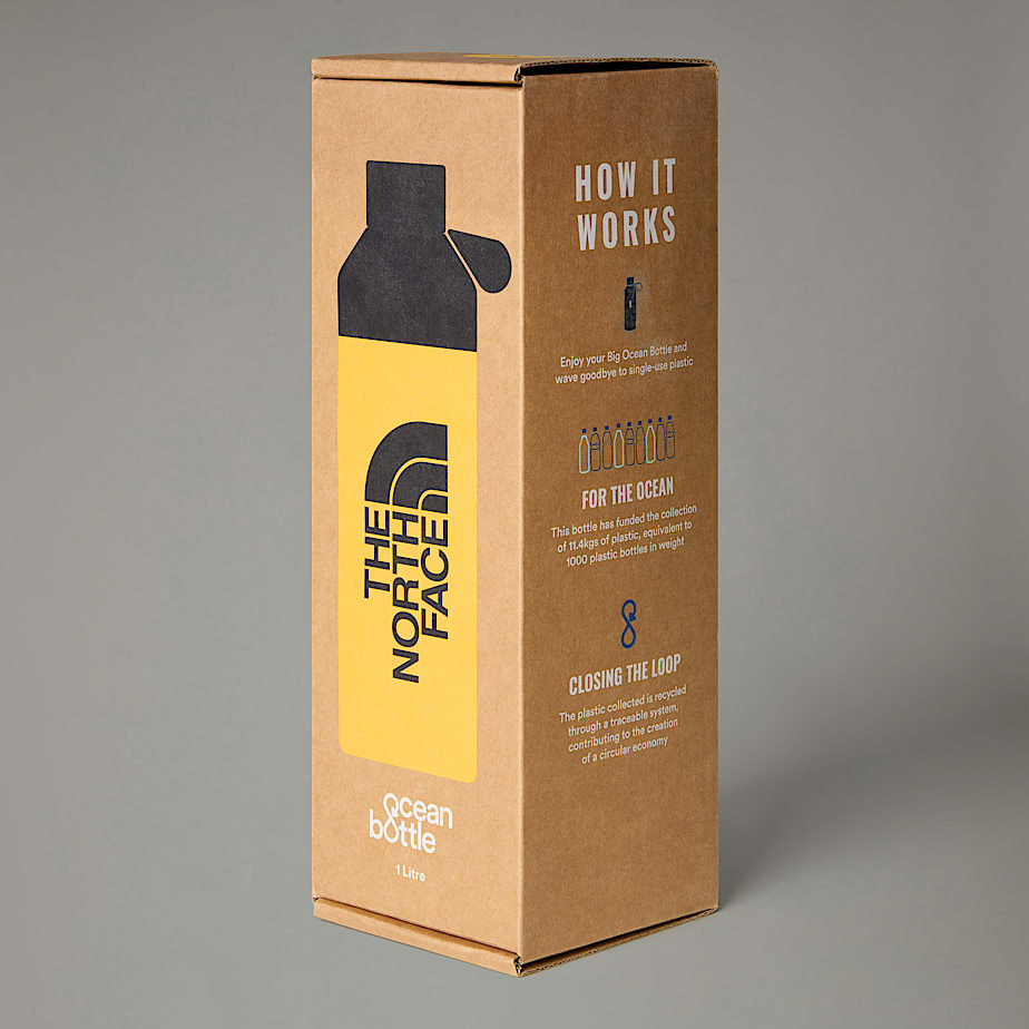 Garrafas de água The North Face X Ocean Bottle 0.9L Water Bottle Masculino Douradas | NF0A05I2J