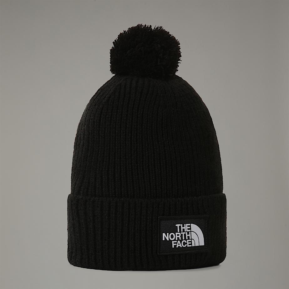 Gorro The North Face Logo Box Pom Feminino Pretas | NF0A61C3D