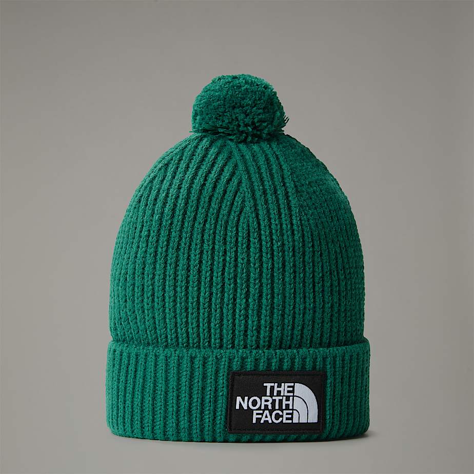 Gorro The North Face Logo Box Pom Masculino Verdes | NF0A61F3H