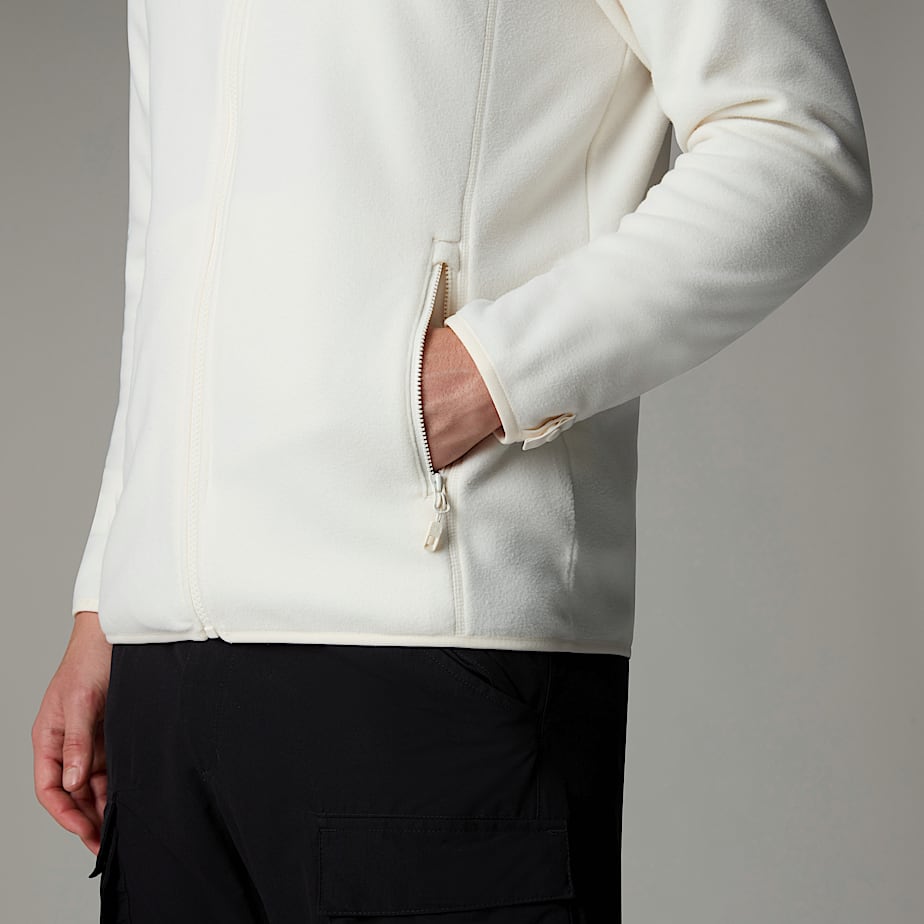 Jaquetas De Lã The North Face 100 Glacier Full-Zip Masculino Branco | NF0A15B3U