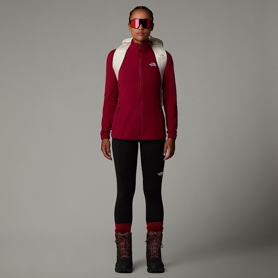Jaquetas De Lã The North Face 100 Glacier Full-Zip Feminino Vermelhas | NF0A75C1G