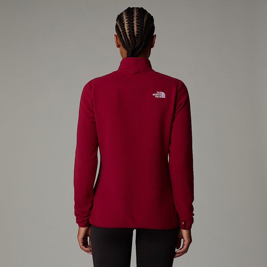Jaquetas De Lã The North Face 100 Glacier Full-Zip Feminino Vermelhas | NF0A75C1G